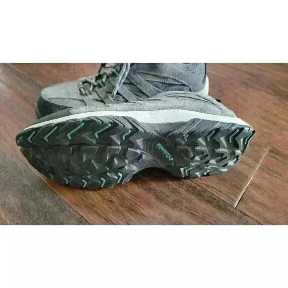 Columbia Crestwood US Women's Size 10 Hiking Shoe Athletic Graphite/Pacific Rim - Picture 4 of 6
